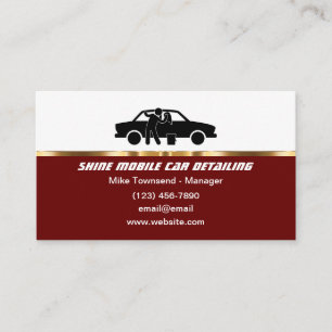 Visite Modèle de carte d'affaires Classy Mobile