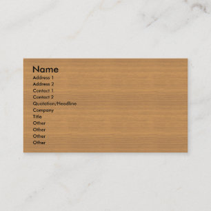 Visite Modèle de carte de profil - texture de fibre de
