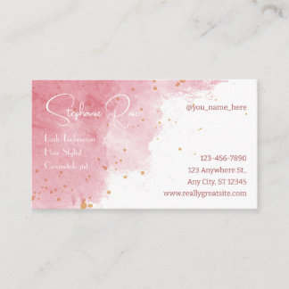 Visite Modèle de carte professionnelle chic