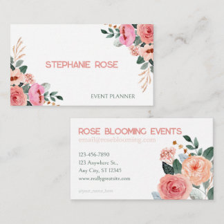 Visite Modèle de carte professionnelle chic
