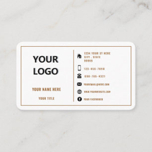 Visite Modèle de carte professionnelle promotionnelle