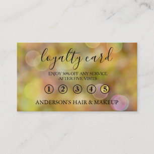 Visite Moderne Simple élégante typographie Carte de fidél