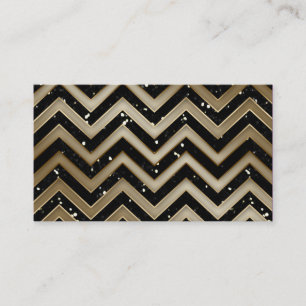 Visite Noir d'or d'étincelle de Chevron de carte de