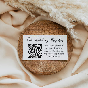 Visite Notre carte de boîtier de code QR du registre Mari