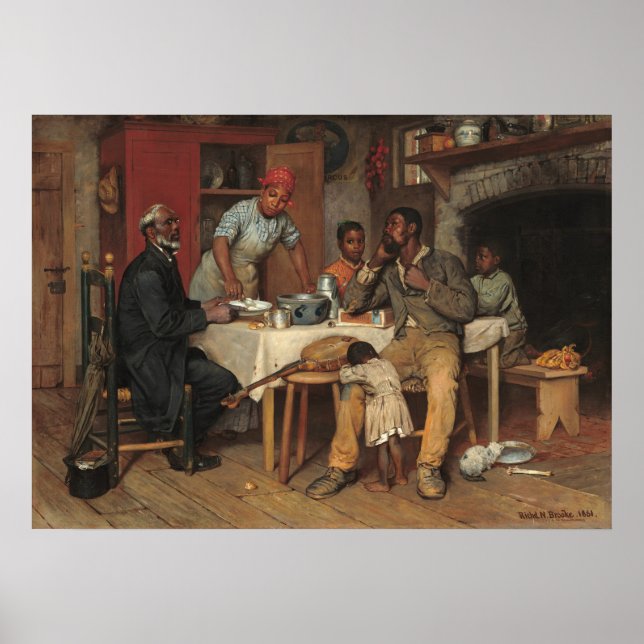 Visite pastorale - Richard N. Brooke Poster des be (Devant)