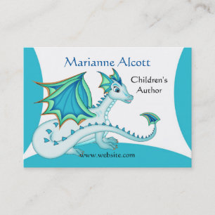 Visite Peu de carte bleue de profil de dragon