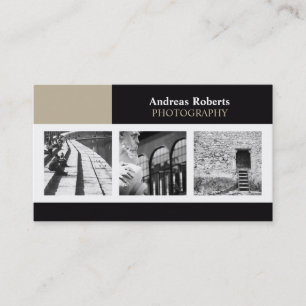 Visite Photographe Classy Elegant Carte de profil personn