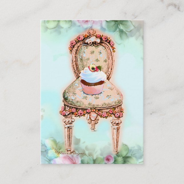 Visite Pink Cupcake Bakou Carte de profil professionnelle (Devant)