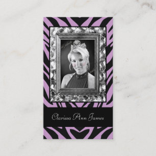 Visite Pourpre TTT-Orné de bijoux de carte de concours d