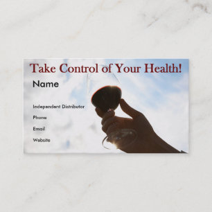 Visite Prenez le contrôle de votre santé - carte de
