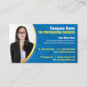 Visite Préparation de la taxe (préparation) Carte de visi