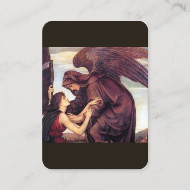 Visite Prière pour la carte de prière mourante (Devant)