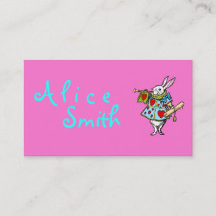 Visite Rabbit Alice au pays des merveilles ~ Carte de vis