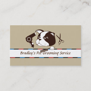 Visite Rétro carte mignonne d'entreprise de services de