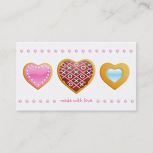Visite Rose de chocolat de coeur de biscuits de carte de