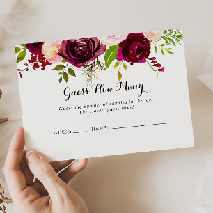 Visite Rustic Blush Bourgogne Devine Combien De Carte De 