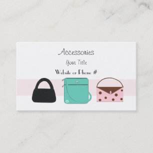 Visite Sacs à main de créateur de accessoires Carte de vi