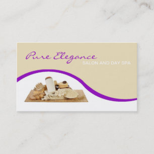 Visite Salon Spa de jour Massage Thérapiste Carte de visi