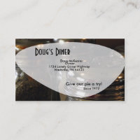 Salt Shaker Diner Amusant Restaurant Carte de visi