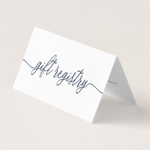 Visite Script Simple Avec Carte De Registre Cadeau Photo