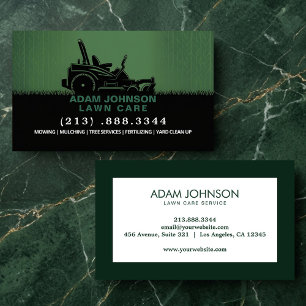 Visite Service de tonte de pelouse professionnel Carte d'