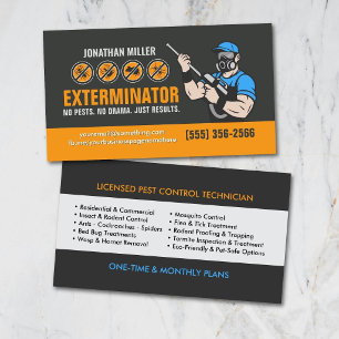 Visite Services de lutte antiparasitaire - Carte de visit