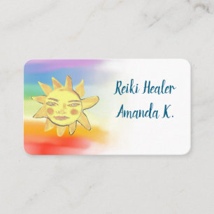 Visite Soleil, Joyeux Visage, Psychique, Reiki, Carte de