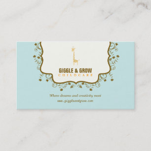 Visite Sweet Giraffe Garde d'enfants /Boutique Carte de v