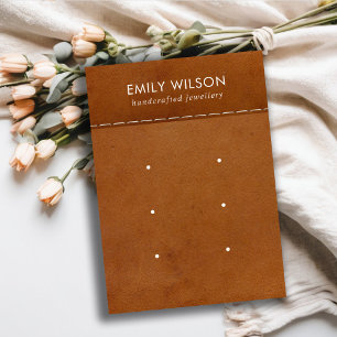 VISITE TEXTURE EN CUIR TANÉ 3 CARTE D'AFFICHAGE DE L'ÉT