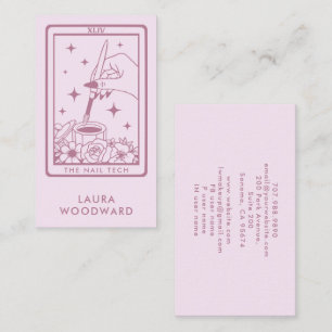Visite Thème de la carte Tarot Tech Nail Rose