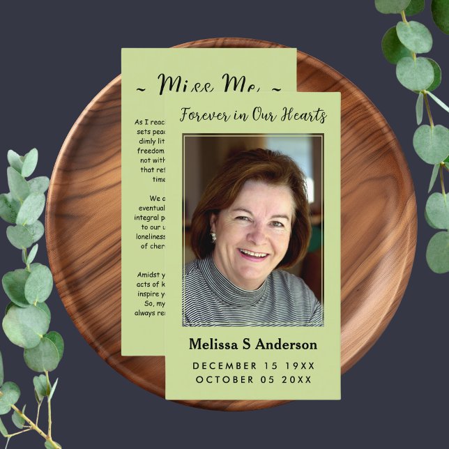 Visite Toujours dans nos coeurs Carte photo de prière fun (Créateur téléchargé)