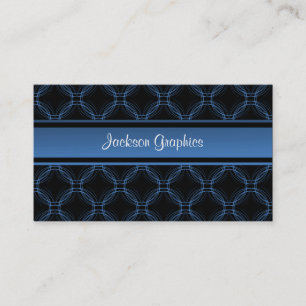 Visite Uptown Elegance Carte de visite, bleu électrique