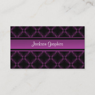 Visite Uptown Elegance Carte de visite, violet