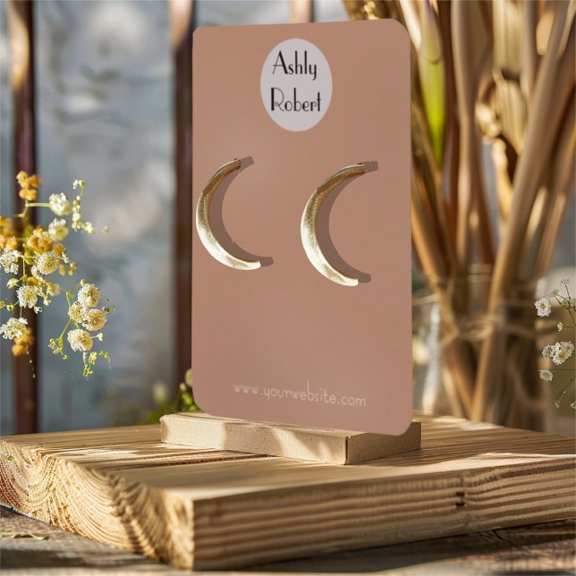 Visite Votre carte d'affichage d'oreille de logo (Créateur téléchargé)