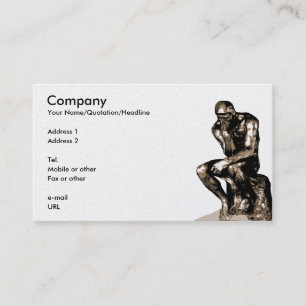 Visite Votre carte de profil individuelle avec Rodin's Th