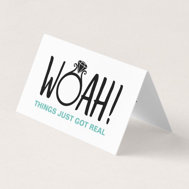 Visite Woah Enregistrer le Carte photo de date (Devant)