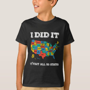 Visited All 50 States T-Shirt