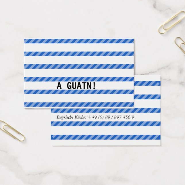 Visitenkarten mit einem Hauch Bayern (Office)