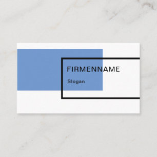 Visitenkarten Vorlage mit Logo oder QR-Code Visite Business Card