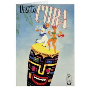Visiter Cuba Tiki Fiesta Siesta Vintage Holiday Is