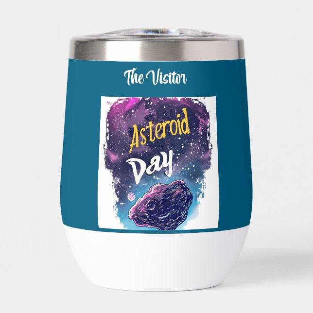 Visiteur : Ciel de nuit comète magique et astéroïd (Avant)