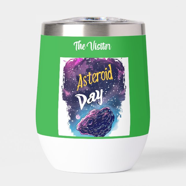 Visiteur : Ciel de nuit comète magique et astéroïd (Avant)