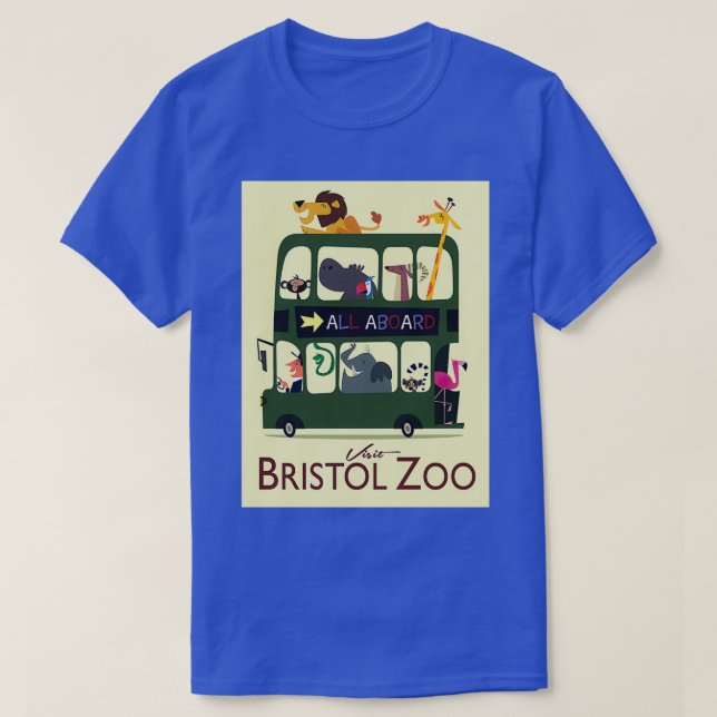 Visitez Bristol Zoo Classic TShirt (Design devant)