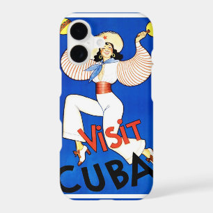 Visitez La Havane, Cuba, Affiche de voyage vintage