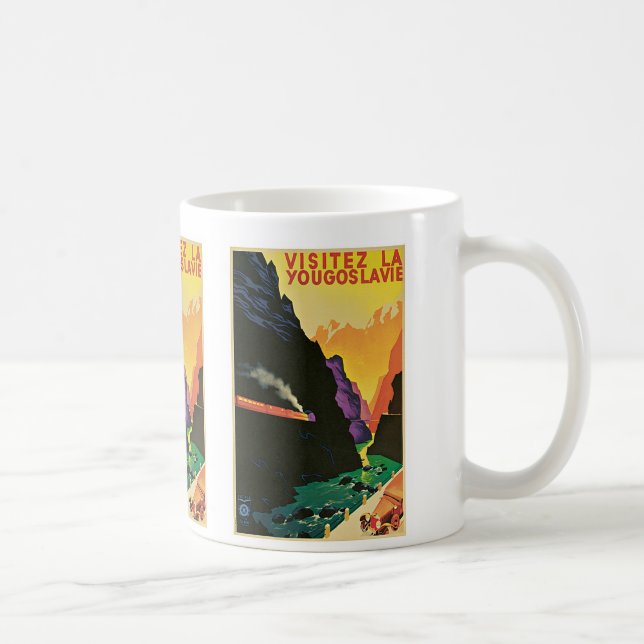 Visitez La Yougoslavie Coffee Mug (Right)