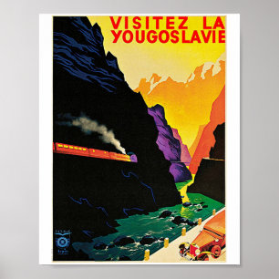 VISITEZ LA YUGOSLAVIE POSTER
