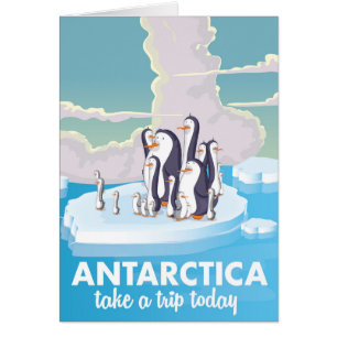 Visitez l'affiche de voyage Antarctica Vintage.