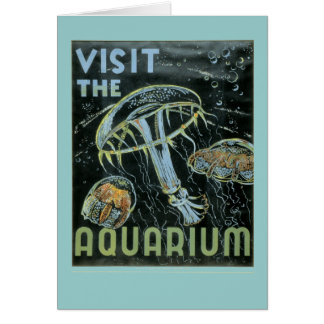 Visitez l'aquarium - l'affiche de WPA -