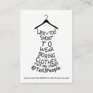 Visitez Mon Carte de visite Vêtements Shopping