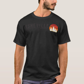 Visiting NC Mountain Cities Asheville NC Camping T-Shirt
